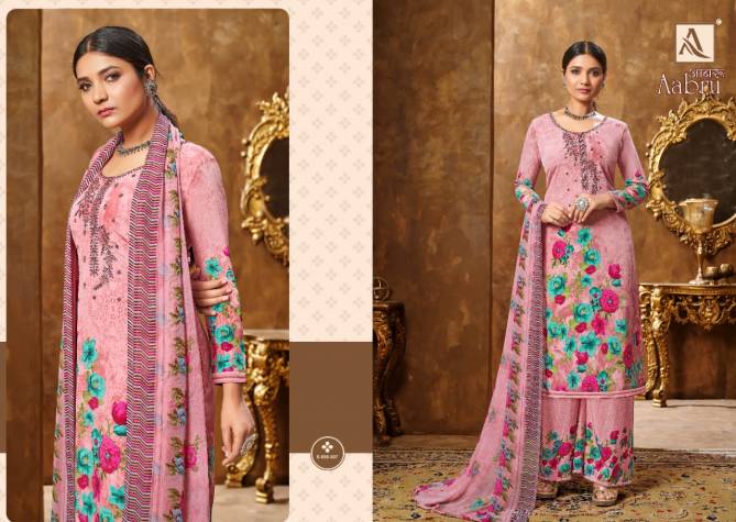 Alok Aabru 3 Casual Daily Wear Printed Crepe Dress Material Collection